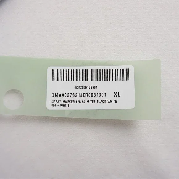 New With Tags Off-White Spray Marker Logo Short-Sleeve T-Shirt Men's XL - Picture 12 of 13